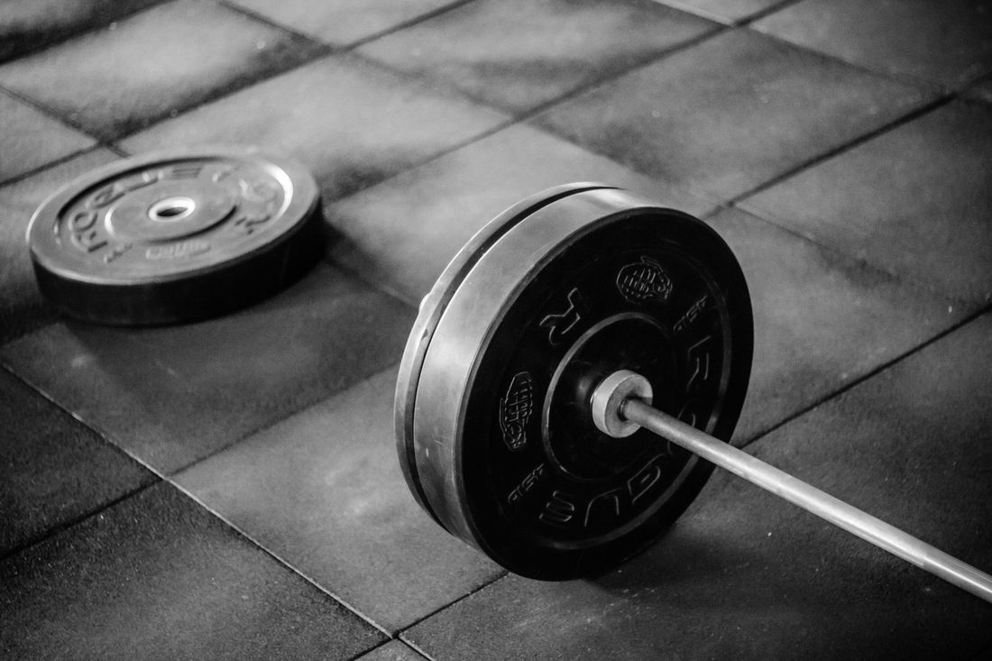 Rubber gym flooring