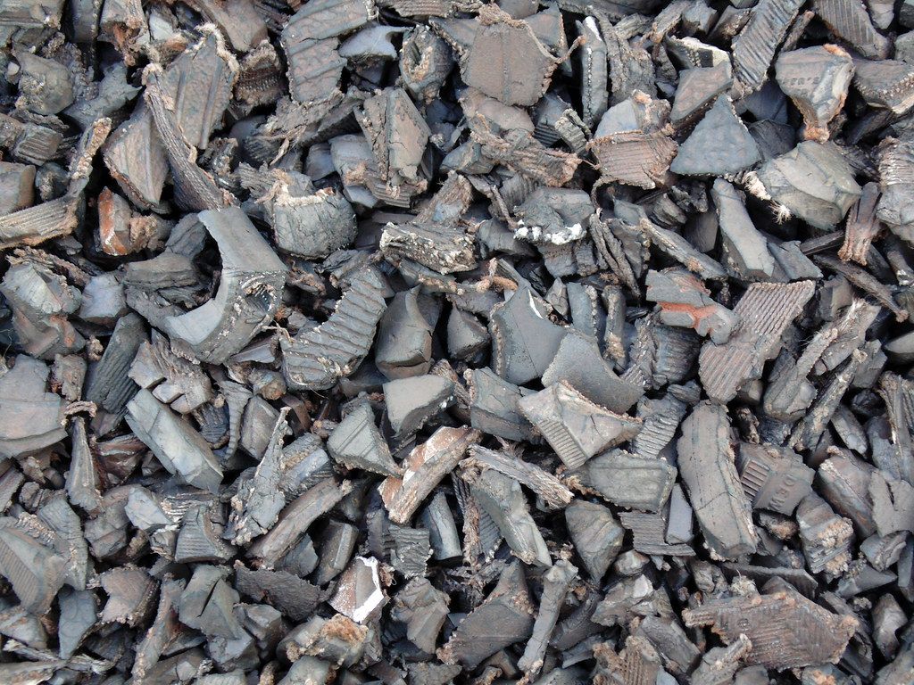 Rubber chips