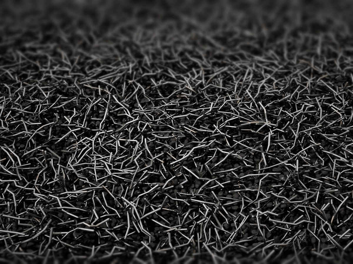 Steel shreds